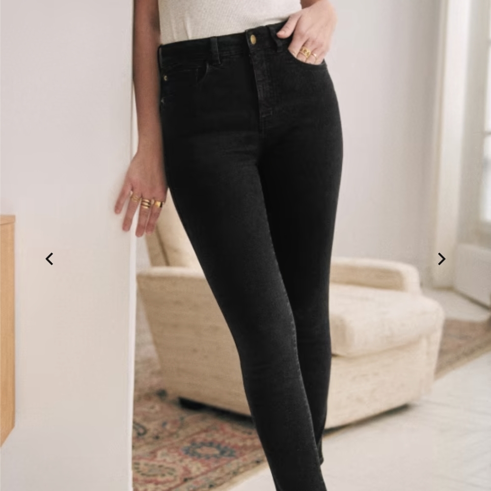 Sezane Black Skinny Jeans